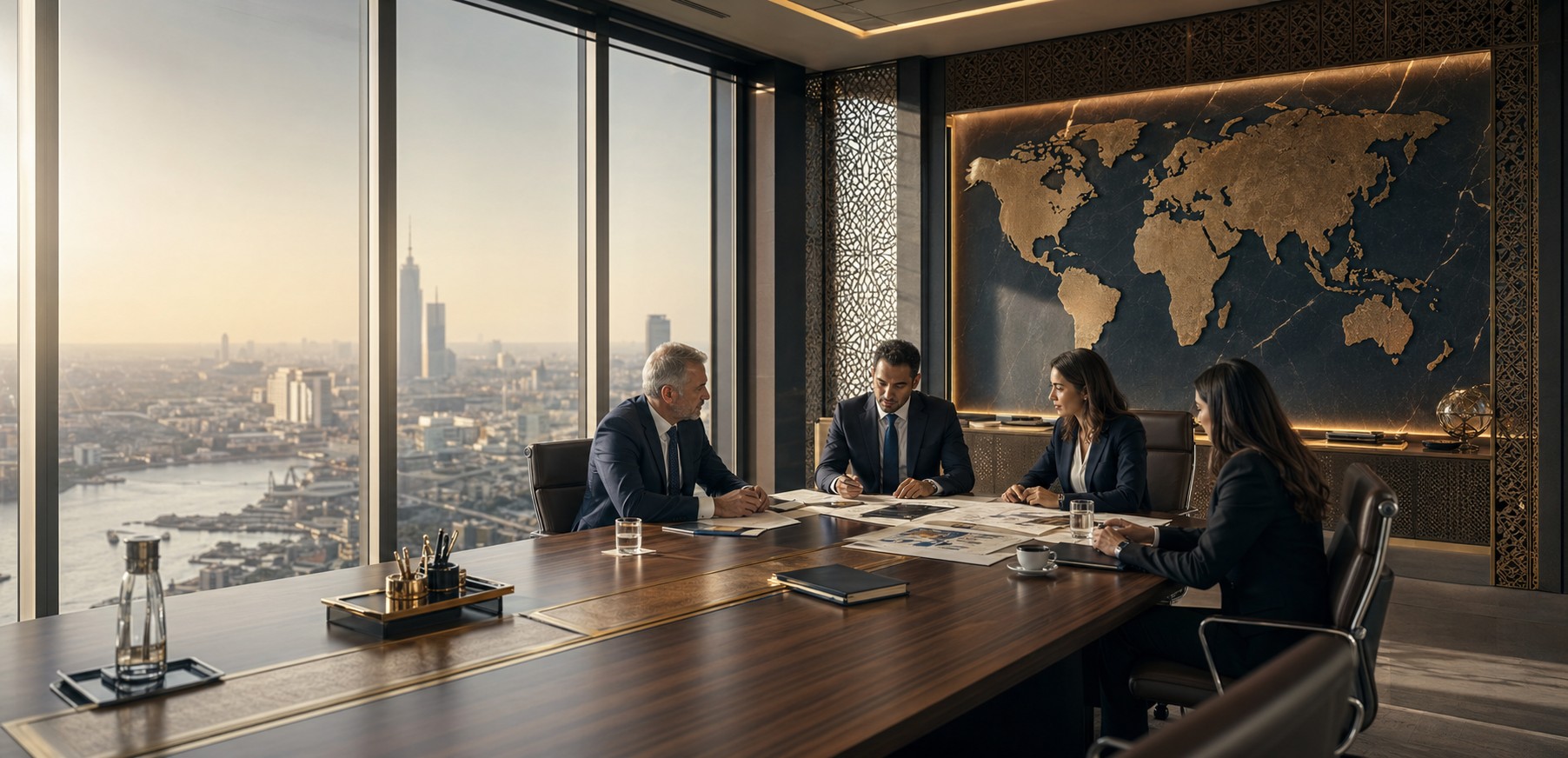 Strategic global advisory visual