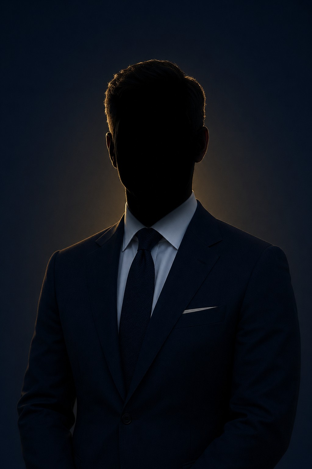 Formal executive silhouette placeholder
